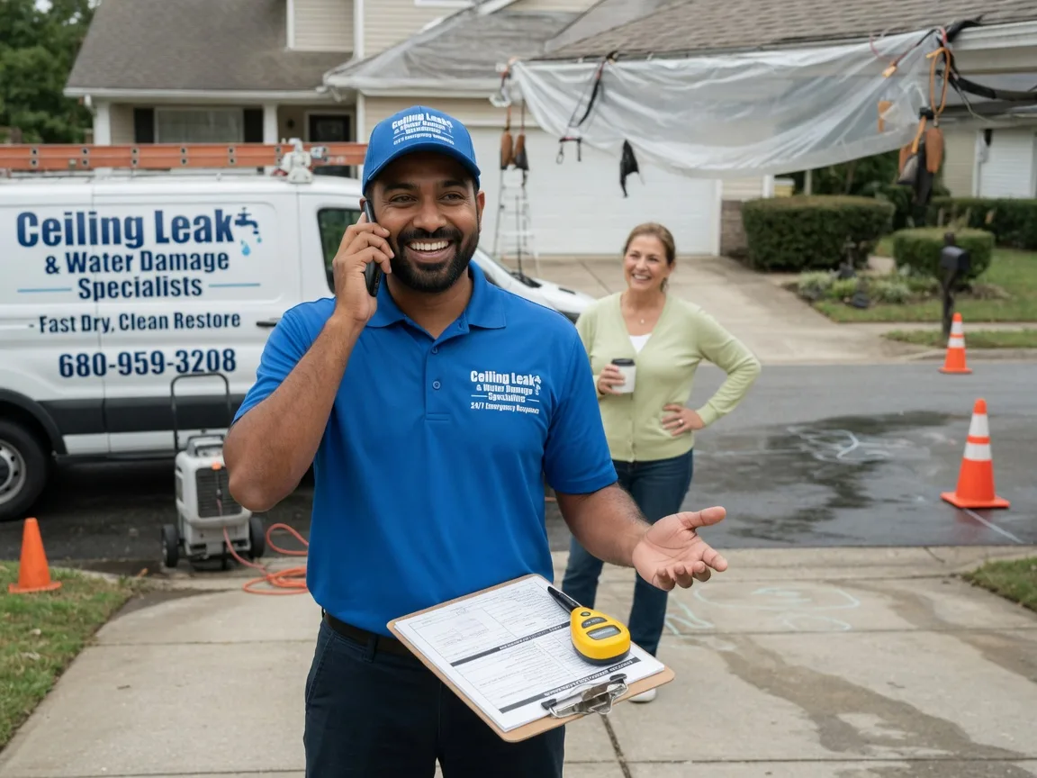 Ceiling Leak Cleanup Saint James, NY FAQs